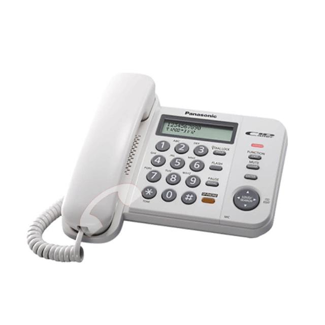 【Panasonic 國際牌】有線來電顯示電話機-白(KX-TS580)