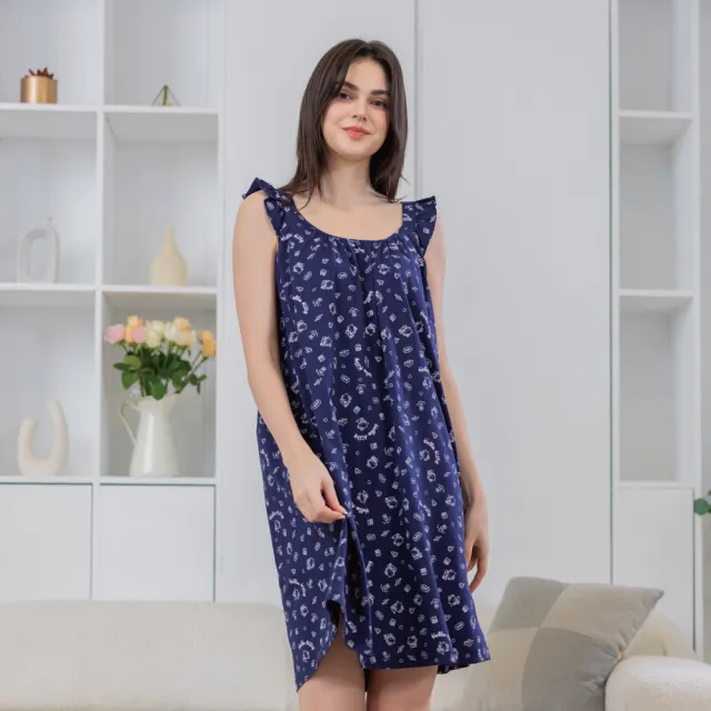 【La Felino 羅絲美】官方授權  Hello Kitty-La Felino 100%棉短長袖裙裝/褲裝(多款任選)