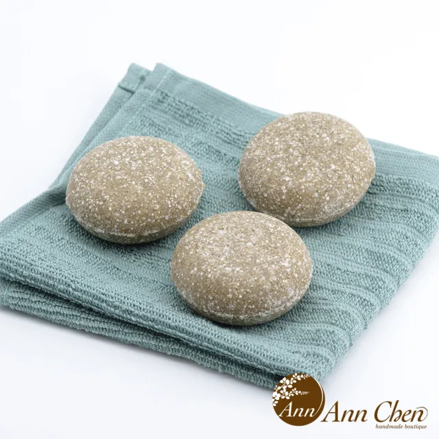 【AnnChen 陳怡安手工皂】一塊洗潔淨餅60g-all in one-艾草 (固態沐浴乳洗髮精)