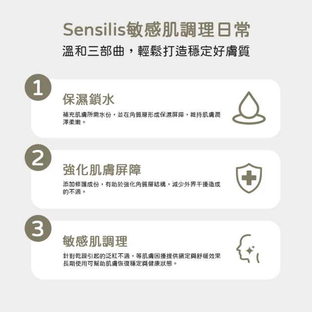 【sensilis 森思黎絲】買一送一★買AR抗老水凝霜50ml送SOS修護精華15ml