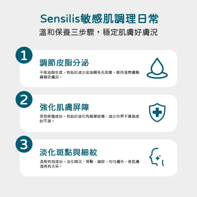 【sensilis 森思黎絲】舒敏A醛抗老修護精華50ml