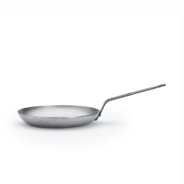 【de Buyer 畢耶】原礦蜂蠟鐵鍋 傳統單柄早餐鍋28cm-適用IH爐