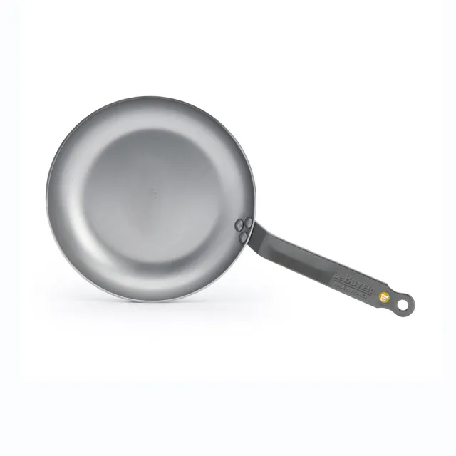 【de Buyer 畢耶】原礦蜂蠟鐵鍋 傳統單柄早餐鍋28cm-適用IH爐