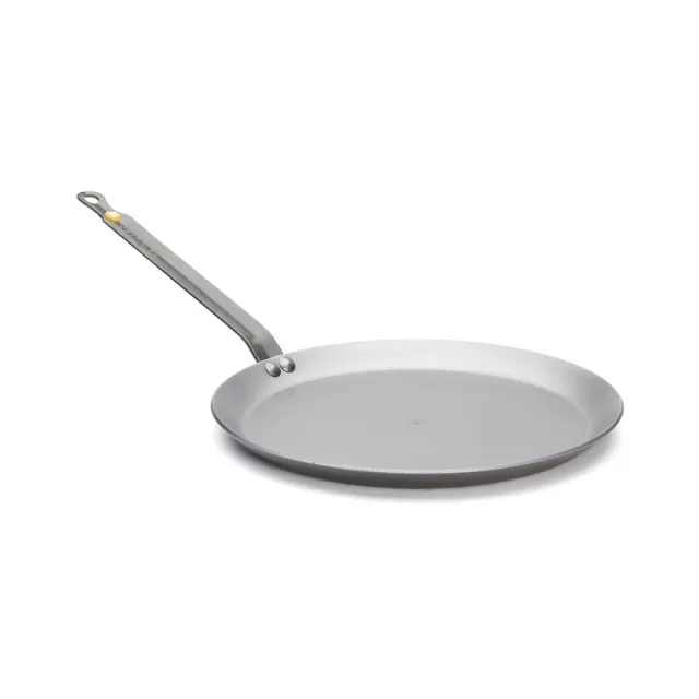 【de Buyer 畢耶】原礦蜂蠟鐵鍋 法式可麗餅鍋24cm-適用IH爐