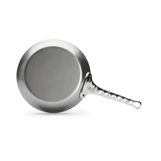 【de Buyer 畢耶】原礦蜂蠟鐵鍋 職人防滑握柄平底鍋24cm-適用IH爐(適用烤箱)