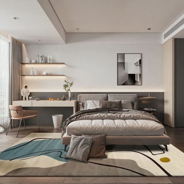 【SDL Home 山德力】〔現貨在台〕現代抽象地毯 200x290cm 卡泰(抽象 簡約)