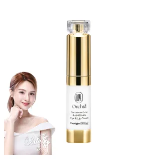 【AQUAMAX 奧科美氏】泌蘭抗痕眼唇霜15ml(蘭花植泌體/撫紋修護/冰感按摩/緊緻/眼霜)