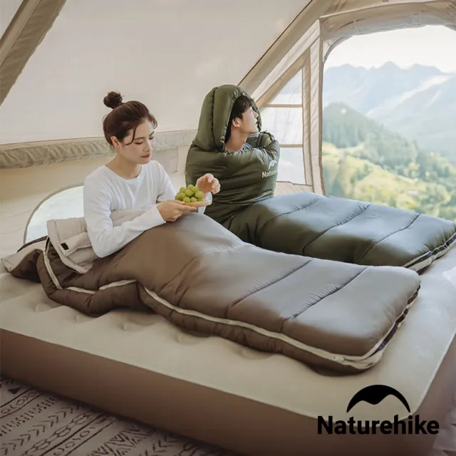【Naturehike】U150全開式保暖睡袋 MSD07(台灣總代理公司貨)