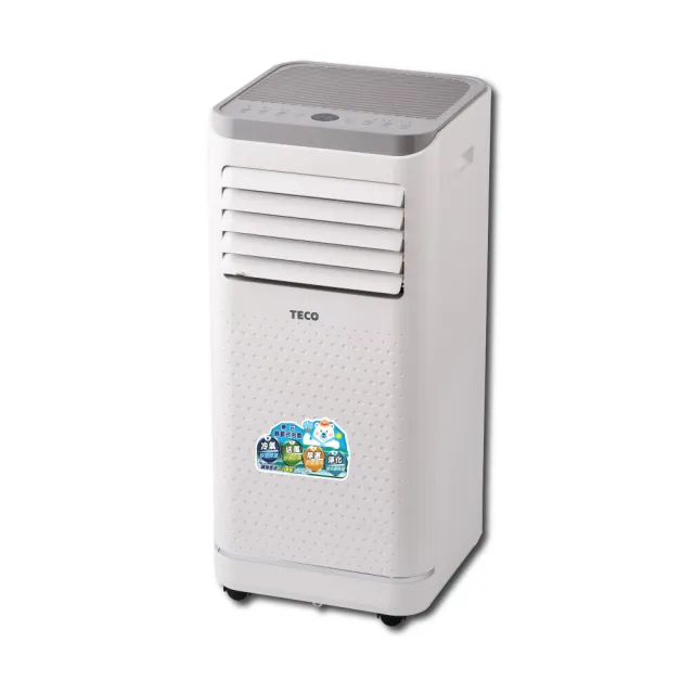 TECO 東元】多功能除溼淨化移動式空調8000BTU/冷氣機(XYFMP2201FC
