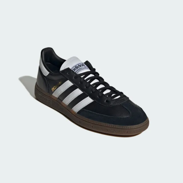 【adidas 愛迪達】Handball Spezial 男女 休閒鞋 經典 復古 舒適 膠底 黑白(IE3402)