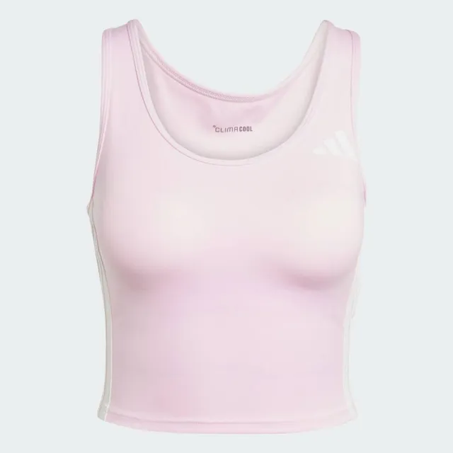 【adidas 愛迪達】Dly Bra Tank 3s 女 背心 運動背心 粉紅 亞版 吸濕排汗(KC2470)