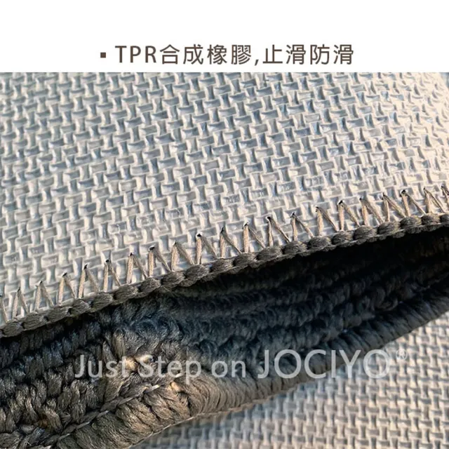 【JOCIYO 聚時柚】可機洗 立體層次刮泥吸水180*120cm玄關進門腳踏墊地毯(丙綸圈絨緹花TPR地墊)