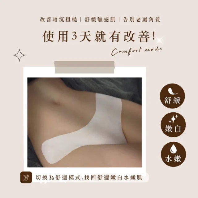 【D.Nymph 丁妮芙】3入 煥白水嫩私密處面膜45ml 台灣製 私密處保養 私密處嫩白 除毛 私密處保濕