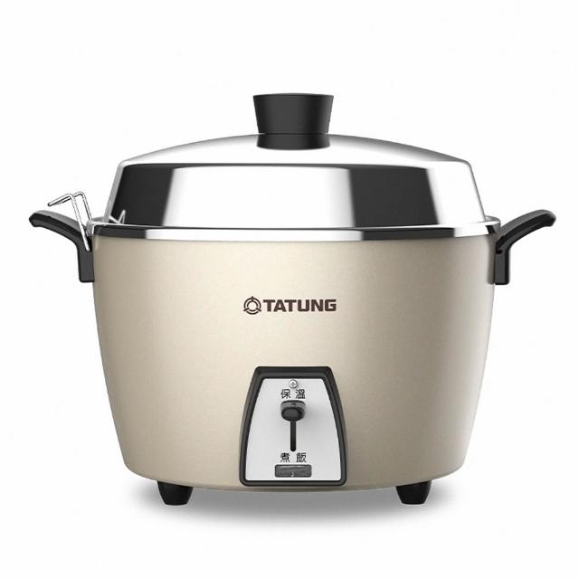 【TATUNG 大同】6人份文藝金不鏽鋼配件電鍋(TAC-06L-MCAG)