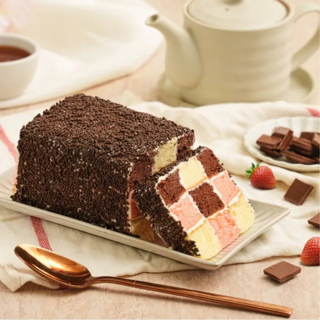 【格麥蛋糕】古早味棋盤蛋糕2個(古早味；蛋糕；下午茶；甜點)