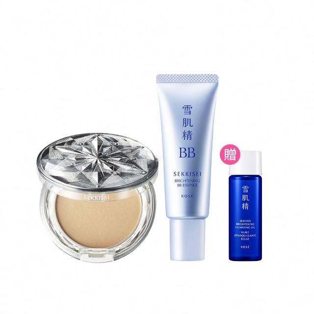 【KOSE 高絲】雪肌精 水感透亮底妝組(BB霜+CC雪粉餅)