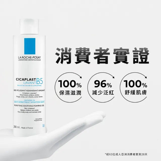 【理膚寶水】全新上市★B5全面修復保濕潔膚露 200ml(修復潔膚/洗面乳)