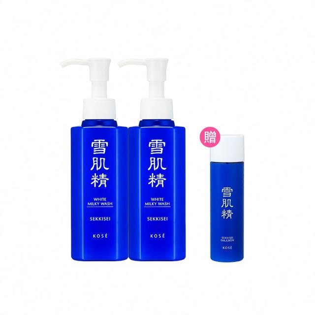 【KOSE 高絲】雪肌精 靚白洗顏乳 140ml(二入組)
