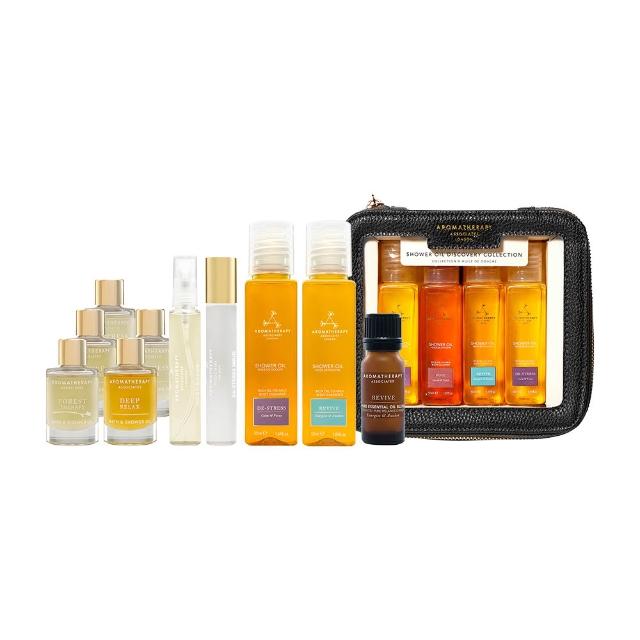 AA英國皇家芳療 身心煥采 AA英國皇家芳療身心煥採禮盒包含沐浴油、噴霧、沐浴露、滾珠及精油,總容量為9mLx5+10mLx3+50mLx2。採用清新調香氣,適合日常使用,幫助舒緩壓力、提升心情。商品為一般包裝,公司貨供應,儲存期限及使用方法請詳見產品包裝標示。