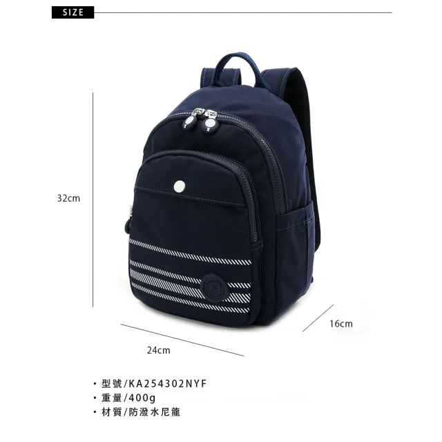 【金安德森】Daily 多功能後背包(都會藍)