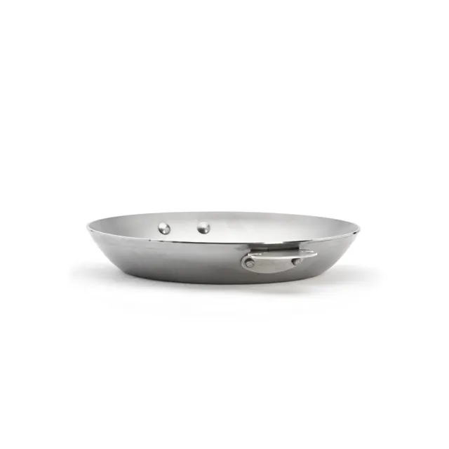 【de Buyer 畢耶】LOQY活動柄系列 原礦蜂蠟平底鐵鍋28cm-IH爐可用鍋(握柄另購)