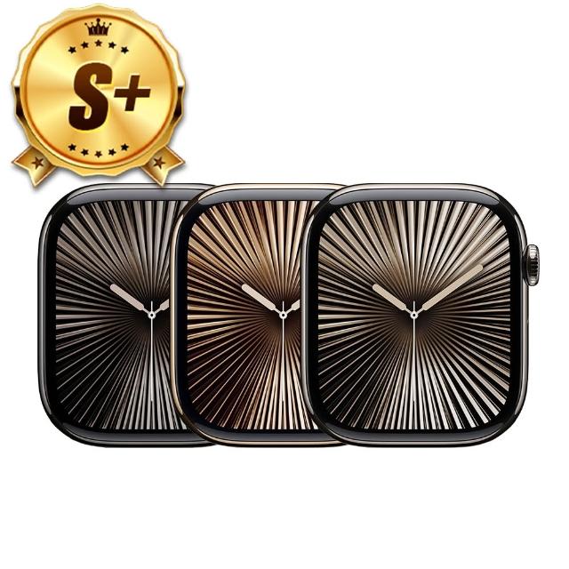 【Apple】S+級福利品 Watch Series 10 LTE 42mm 鈦金屬 智慧型手錶(贈市值1480配件禮)