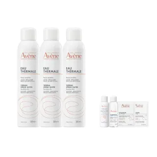【Avene 雅漾】官方直營 舒護活泉水300mlx3入(保濕化妝水/妝前噴霧)