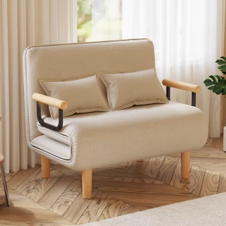 【AOTTO】多功能單人折疊沙發床-加大100cm(沙發床 折疊床 沙發 單人床)