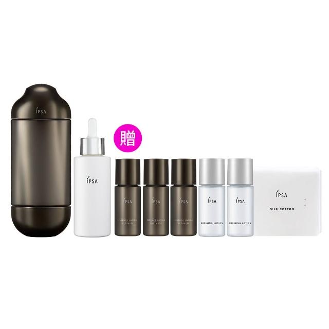 【IPSA 茵芙莎】黑金水追光修護精華組(極境新生修護精華露150ml + 追光淨亮精華50ml)