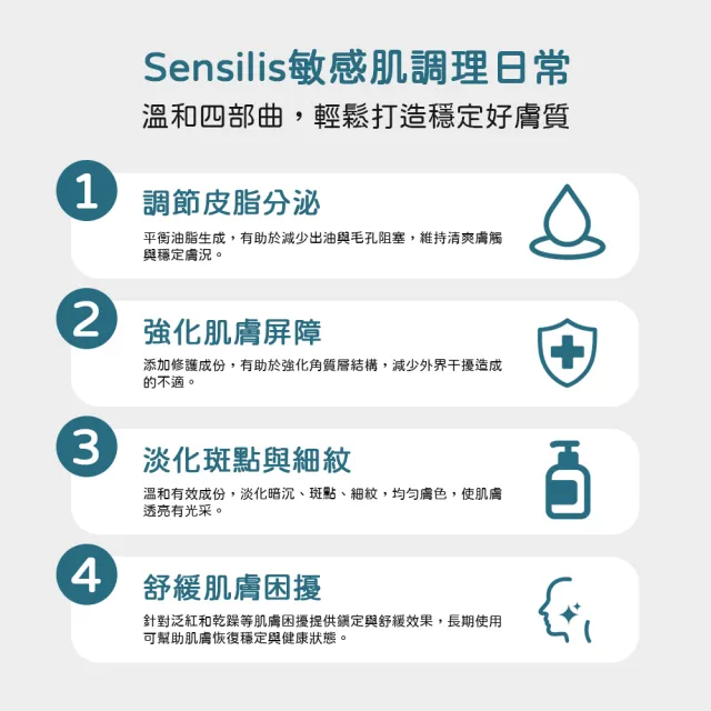 【sensilis 森思黎絲】積雪草舒緩肌因煥膚精華 30ml