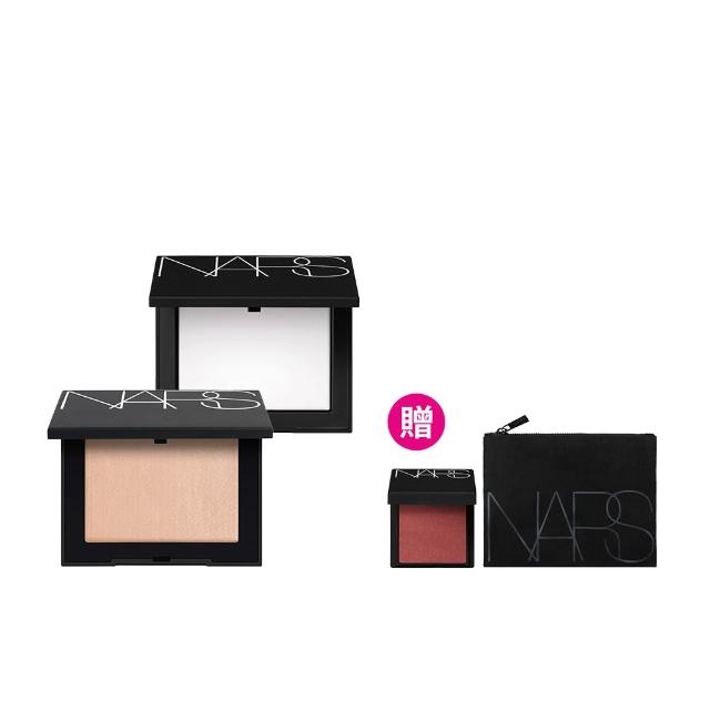 【NARS】裸光蜜粉餅 買1送1(雙11限定組/小白餅/定妝/蜜粉/周年慶)