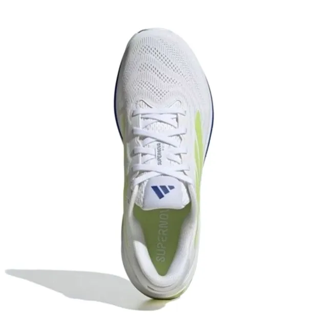 【adidas 愛迪達】Supernova Rise 2 寬楦 白黃藍 輕量 路跑 緩衝 運動鞋 男鞋 IH8712