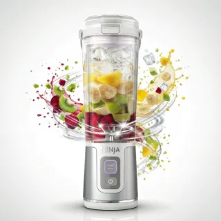 【NINJA】BC151TW BLAST 無線調理機(果汁機/隨行杯/無線充電/調理機/攪拌)