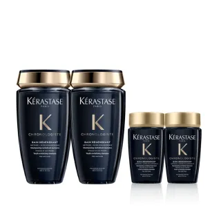 【KERASTASE 巴黎卡詩】髮浴250ml二入組(黑鑽極萃逆時)