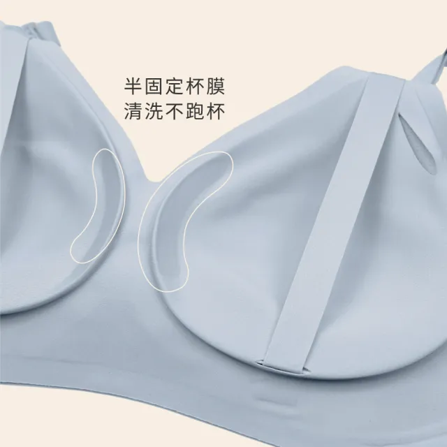 【Gennies 奇妮】3件組*哺乳內衣 冰絲涼感無痕無鋼圈內衣(共4色)
