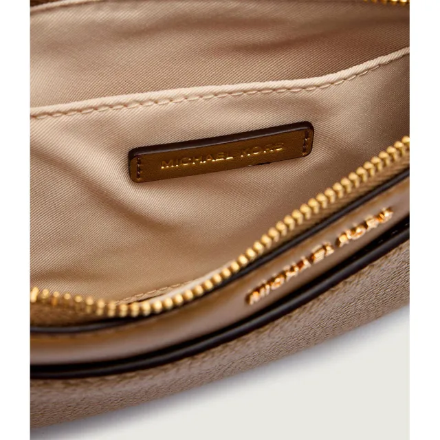 【Michael Kors】專櫃經典款 Jet Set系列 防刮皮革多功能雙層手拿長夾/手拿包/手機包/手機長夾/MK長夾