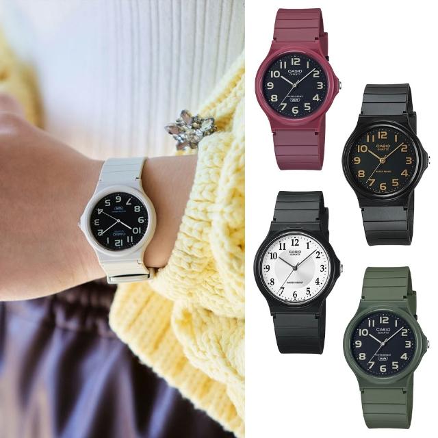 【CASIO 卡西歐】經典日系簡約指針錶-14款可選(MQ-24系列)