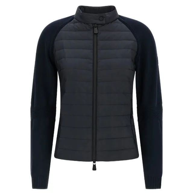 【MONCLER】春夏新款 女款 前襟羽絨拼接外套-深藍色(1號USA-S、2號USA-M、3號USA-L)