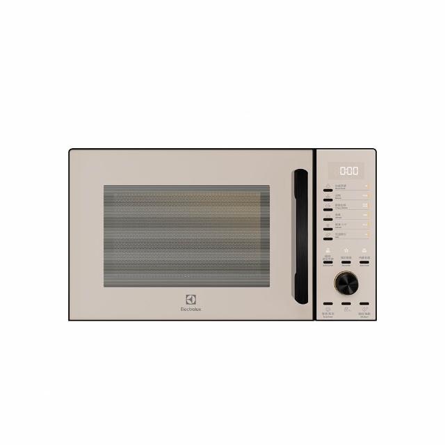 Electrolux伊萊克斯 EMG23D22SB Electrolux 伊萊克斯 EMG23D22SB 微波爐,容量 23L,適閤家庭日常使用。咖啡色系設計,外部尺寸長 337 x 寬 480 x 高 294.5 mm,內部空間長 303.5 x 寬 316.5 x 高 235.5 mm。輸出功率 780W,消耗功率 700~800W,電壓 110V / 60Hz,重量僅 14.15 Kg。產地中國,保固 1 年,配件包含說明書及保證卡,BSMI 許可字號 R33428。高效加熱,操作簡便,是微波爐推薦首選。