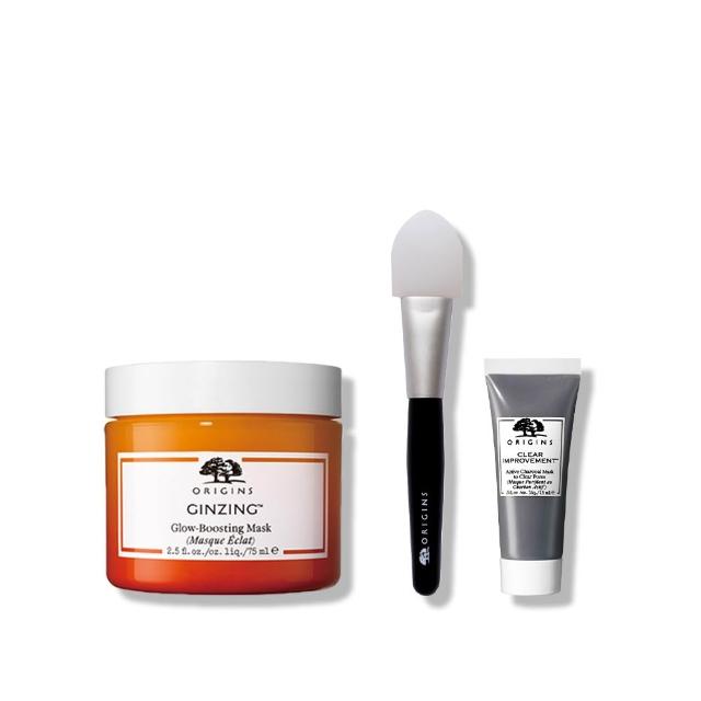 【ORIGINS 品木宣言】元氣十足亮顏C面膜75ml(提亮肌膚光澤/美白面膜推薦)