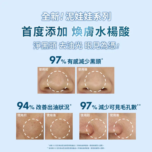 【ORIGINS 品木宣言】泥娃娃超淨化面膜組(泥娃娃面膜75ml+0黑粉面膜75ml)