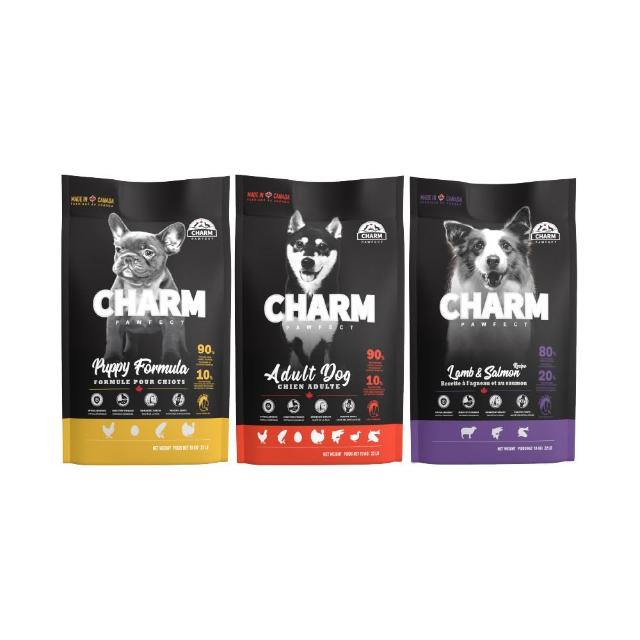 【CHARM 野性魅力】經典無穀犬飼料10kg(幼犬配方、成犬配方 、羊肉鮭魚配方)