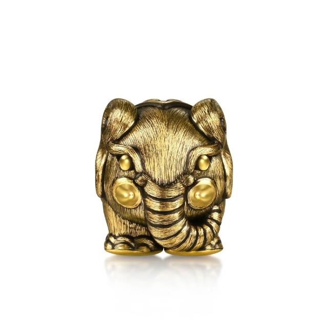 【點睛品】Charme XL 好運吉象 黃金串珠