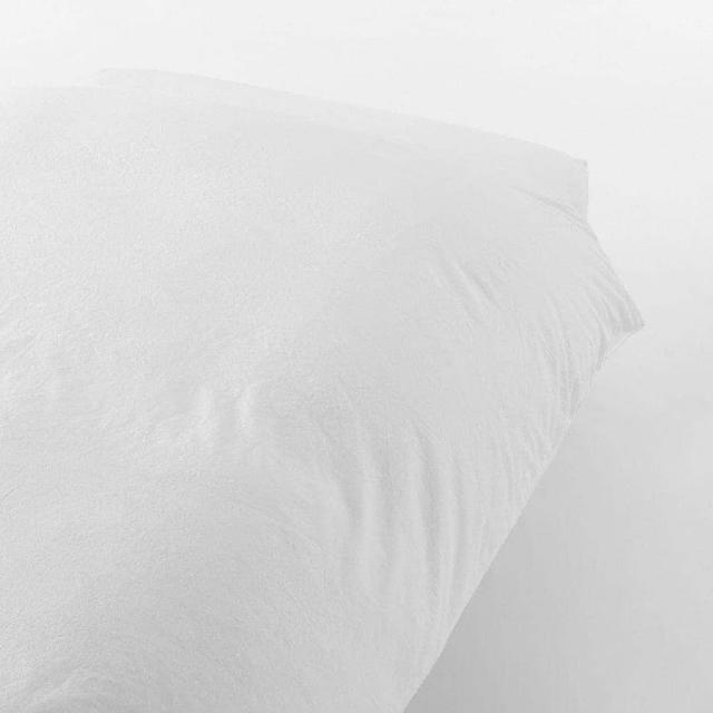 【MUJI 無印良品】柔舒水洗棉被套/D(灰色/柔白/深藍/淺米)