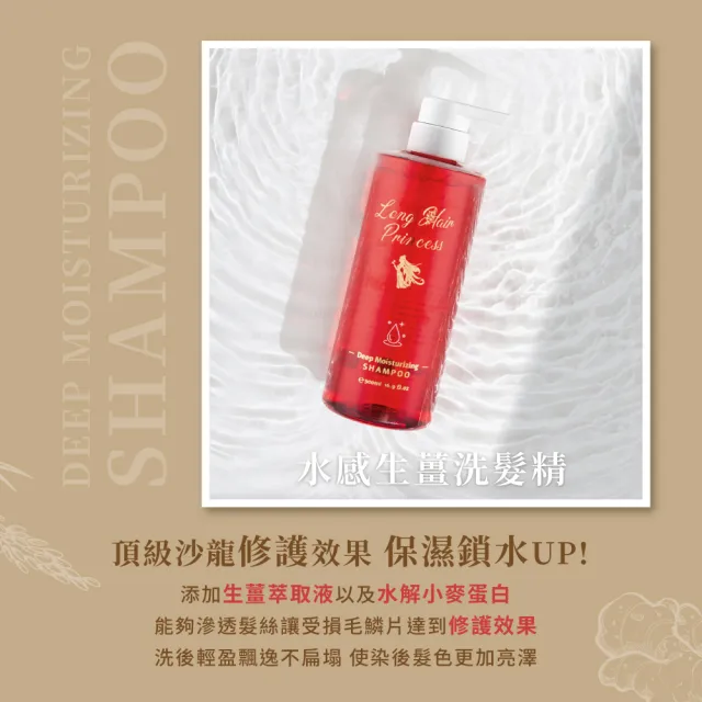 【長髮公主的秘密】生薑洗髮護髮500ml(洗髮精 護髮乳 護髮素 護髮膜)