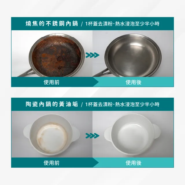 VIP【淨毒五郎】茶垢專用食器去漬粉250g二入組