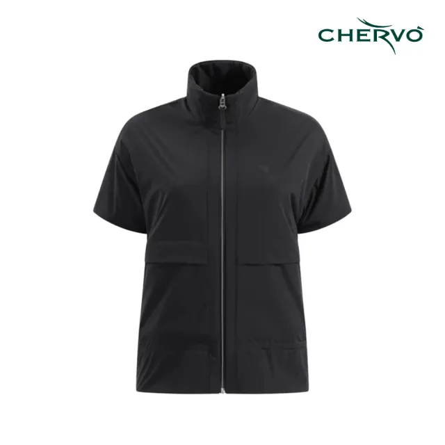 【CHERVO】MADEMOISELLE - JACKET LADY 女士 防風背心 黑 (M0496-999)