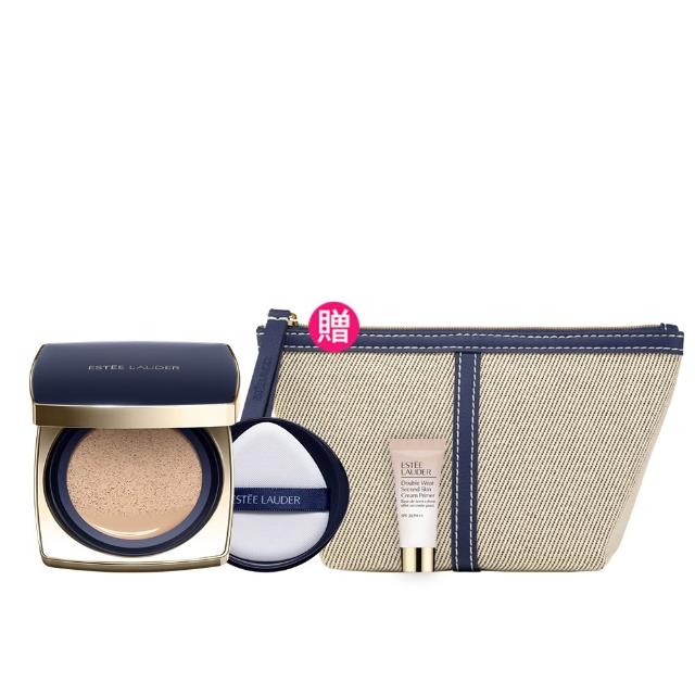 【Estee Lauder 雅詩蘭黛】粉持久完美鎖妝氣墊粉餅SPF45(一盒兩蕊/IU同款/防曬/新年送禮)