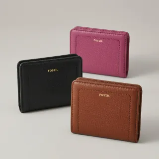 【FOSSIL】Madison 真皮經典兩折對開短夾 (多款任選)