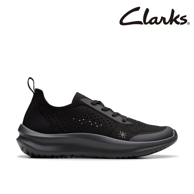 【Clarks】舒適女鞋 輕量透氣綁帶休閒鞋 運動鞋 瑪莉珍鞋 小白鞋(momo獨家款)
